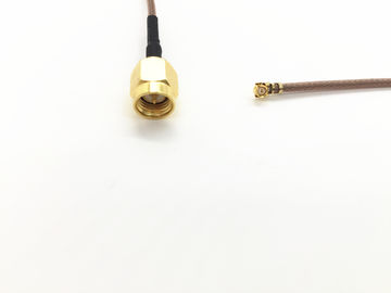 China Minipci aan Wi van de de Vlechtantenne van SMA Mannelijke - Coaxiale RG Kabel -178 Met beperkte verliezen van FI fabriek