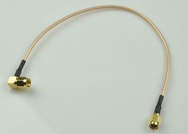 China Het Mannetje van de douanerf Kabel SMA aan de Mannelijke Rechte hoek RG 178 van SMA overhaalt Kabelassemblage leverancier
