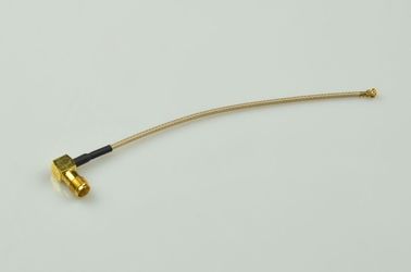 Rf-Kabelsma Vrouwelijke Rechte hoek aan UFL-schakelaar met RG 178 Coaxiale Kabel